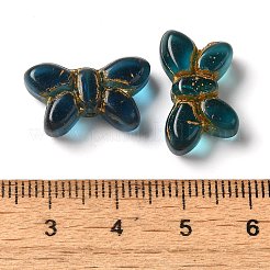 Прозрачные бусины лэмпворк LAMP-P065-02A-11