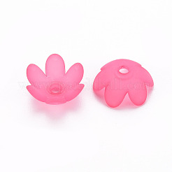 Матовые акриловые колпачки из бисера&nbsp;X-MACR-S371-07A