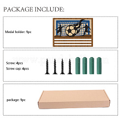 Деревянная подставка для медалей&nbsp;AJEW-WH20031-004