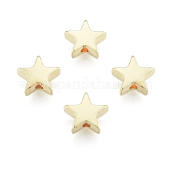 合金ビーズ  カドミウムフリー＆鉛フリー  スター  ライトゴールド  11.5x12x4mm  穴：2mm&nbsp;PALLOY-P284-28LG
