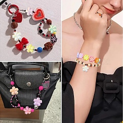 30шт УФ-покрытие непрозрачные акриловые бусины&nbsp;MACR-YW0004-16