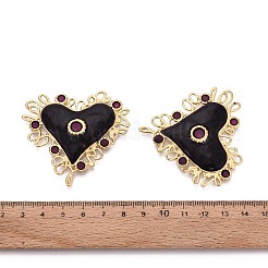 Большие подвески из нержавеющей стали 304 и эмали&nbsp;STAS-T068-101A-G