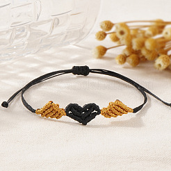 Плетеные браслеты из волокон и полиэфирных нитей для женщин EL4144-1