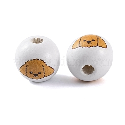 Bois perles européennes&nbsp;WOOD-G021-01I
