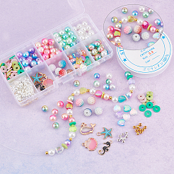 Наборы для изготовления браслетов на тему океана своими руками для детей DIY-NB0007-14