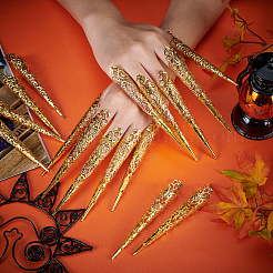 Полые железные кончики ногтей когти кольца MRMJ-WH0071-94