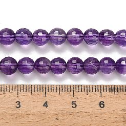 Природный аметист нитей бисера&nbsp;G-H329-D01-6mm