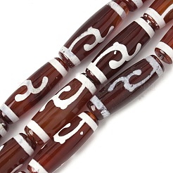 Нити бусин дзи в форме риса в тибетском стиле G-A269-A12-01