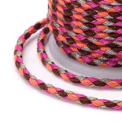 Cordon en polycoton à 4 brin avec fil métallique&nbsp;X1-OCOR-Z003-D50