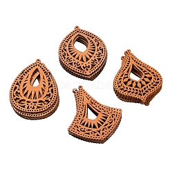 Деревянные большие подвески&nbsp;WOOD-CJ0001-16