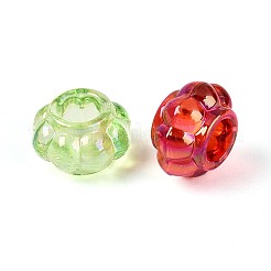 УФ-покрытие прозрачные акриловые европейские бусины&nbsp;TACR-T029-05M