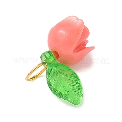 Подвески из синтетических ракушек в форме цветка&nbsp;PALLOY-JF03862-04