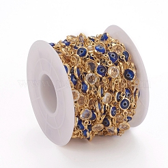 Cadenas de eslabones de latón hechos a mano&nbsp;CHC-D026-07G