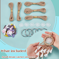 Наборы для самостоятельного изготовления подвесок из плетеной сетки&nbsp;DIY-GA0008-78