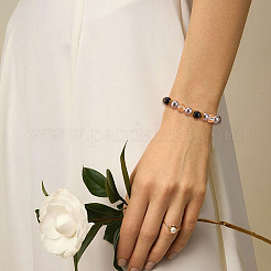 1200 шт. 4 стиля АБС пластик имитация жемчуга круглые бусины DIY-SP0004-69