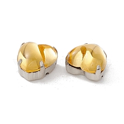 Сердце пришить стразами&nbsp;OACR-E012-01P-09