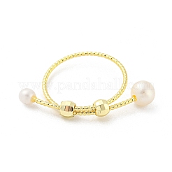 Латунное пальцевое кольцо RJEW-H220-42G