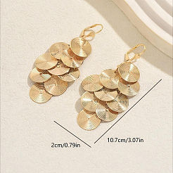 Boucles d'oreilles créoles à pampilles en laiton&nbsp;OF5161-1