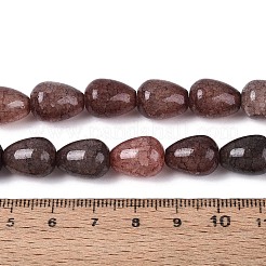 Выпечки нарисованные потрескивание стеклянные бусины пряди&nbsp;DGLA-N019-03A-13