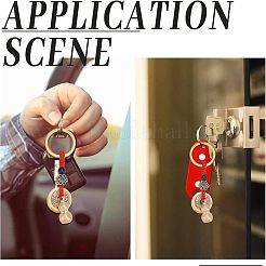 Железные медные денежные брелки KEYC-NB0001-13