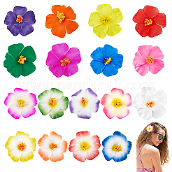 17 Stück Haaraccessoire aus EVA-Alligatorleder mit Blumenmuster in 17 Farben&nbsp;PHAR-PH0001-23