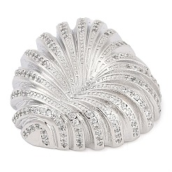 Латунные микропаве прозрачные подвески с фианитом&nbsp;KK-M307-06P