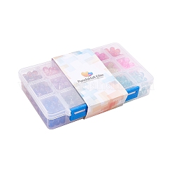 Строковые прозрачные стеклянные бусины GLAD-PH0001-02