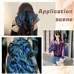 Сетчатые ткани из полиэстера&nbsp;DIY-WH0581-91C