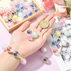 50 шт. Прозрачные акриловые бусины&nbsp;OACR-CJ0001-37