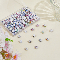 120шт фарфоровые бусины ручной работы&nbsp;PORC-ME0001-17