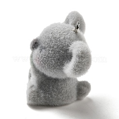 Pendentifs en résine floquée&nbsp;LS-RESI-E059-04D