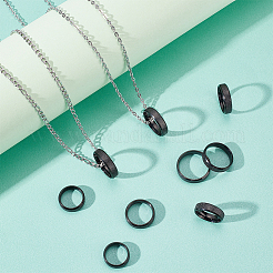 16 шт. набор из 8 текстурированных колец из нержавеющей стали 201 размера для женщин RJEW-UN0002-77EB