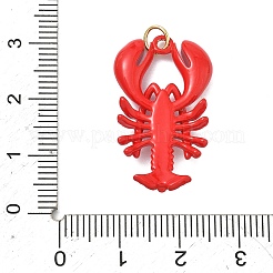 Латунь эмаль подвески&nbsp;KK-G555-20G-02