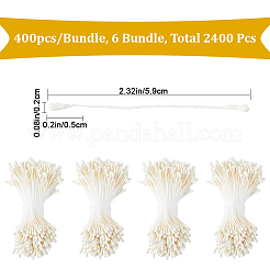 6 mazzo di fiori artificiali in gesso con cuore centrale&nbsp;DIY-GF0014-11B