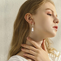 80 шт. прямоугольная фурнитура для сережек-гвоздиков из нержавеющей стали STAS-BC0003-09