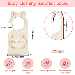 1 Set Babyschrankteiler aus Holz&nbsp;WOOD-CP0001-08