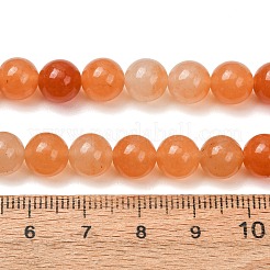 Chapelets de perles en aventurine rouge naturelle&nbsp;GSR023