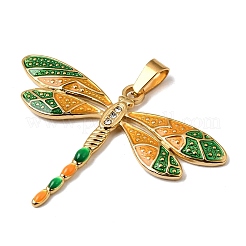 Grands pendentifs en acier inoxydable 304 émaillé&nbsp;SA-CBAFCBF-01G