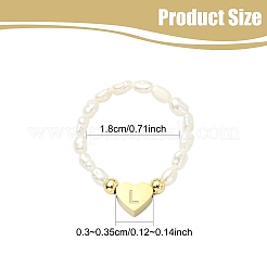 Bagues en perles d'eau douce naturelles et perles en acier inoxydable 304&nbsp;RJEW-FS00001-12