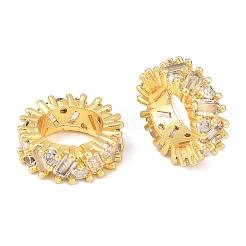Латунные микропаве из прозрачного кубического циркония KK-C142-03G