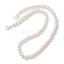 Acryl Nachahmung Perle Perlen Tasche Griff&nbsp;FIND-WH0043-31C