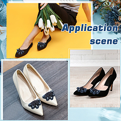 Schuhschnallenclips aus Glas&nbsp;HJEW-ME00089
