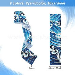 Японское кимоно с цветочной хлопковой лентой OCOR-FG0001-07