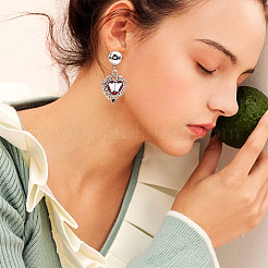 Латунные клипсы серьги KK-SP0001-14P