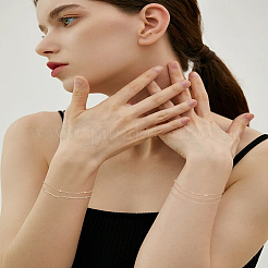 5шт набор из железной цепочки для лодыжки&nbsp;AJEW-LP0007-10LG