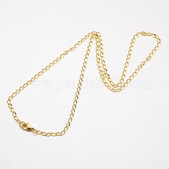 Модные мужские ожерелья из витой цепи из нержавеющей стали 304&nbsp;NJEW-M069-A-01