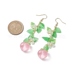 Серьги-подвески из акрила 304 из нержавеющей стали&nbsp;EJEW-JE05735-02