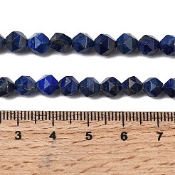 Нитки бусины из натурального ляписа-лазури G-Z119-A39-01