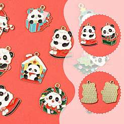 Подвески из эмали и сплава ENAM-FS0003-81