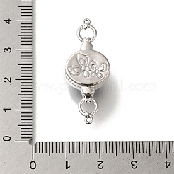 Магнитные застежки из латуни с микропейвом и прозрачным кубическим цирконием KK-H480-44P